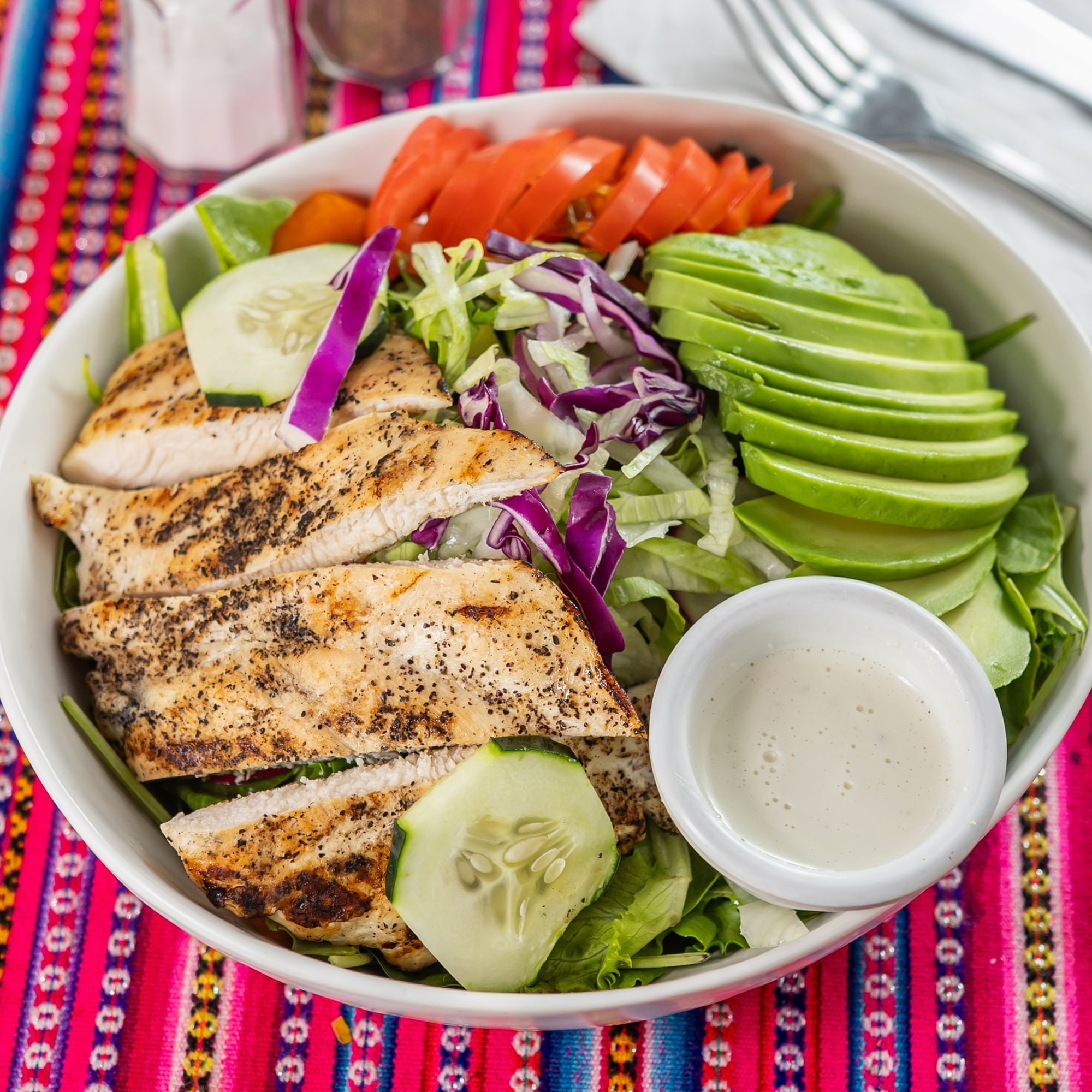 Milanesa con Ensalada
