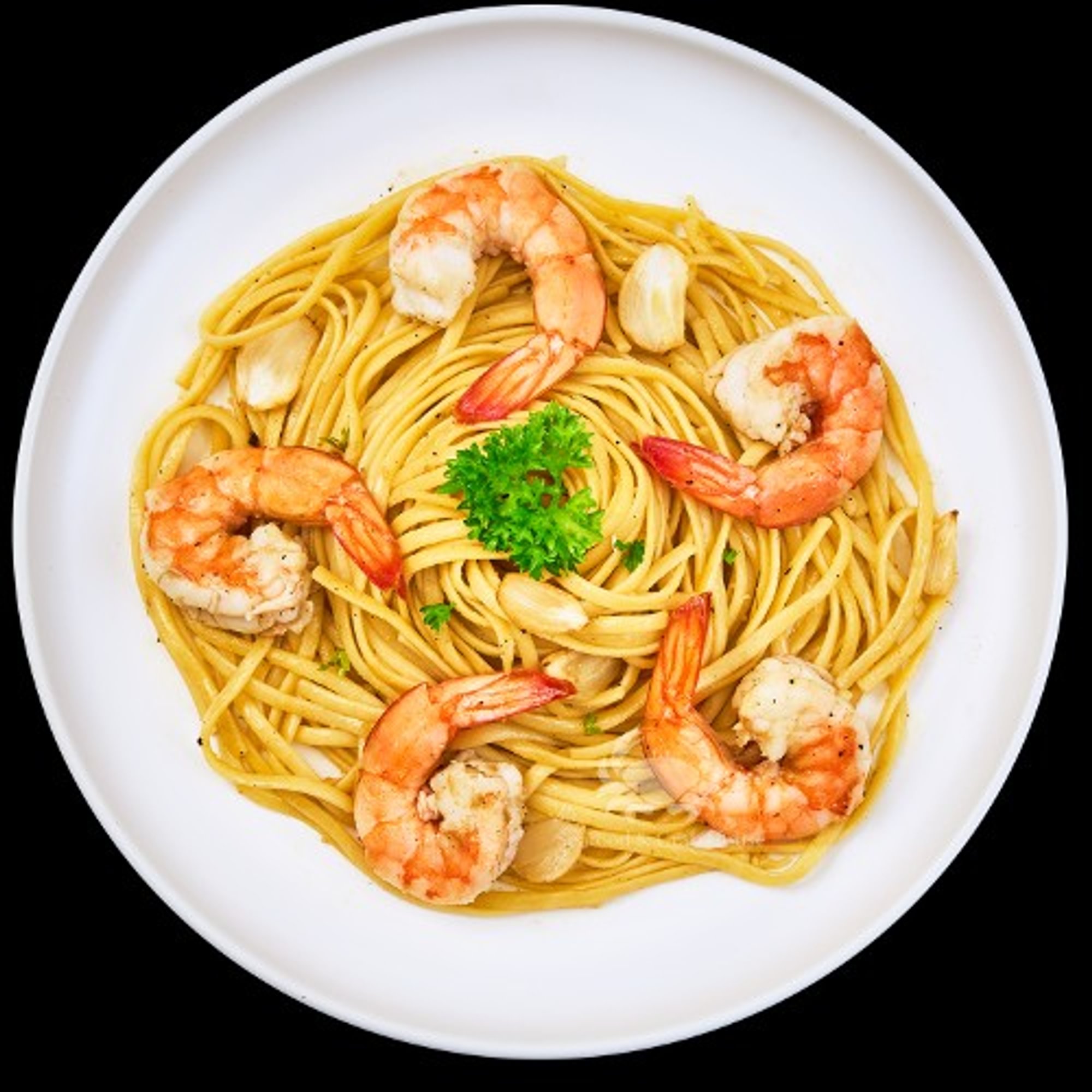 Garlic Noodles with Prawns / Mì Tỏi Xào Tôm