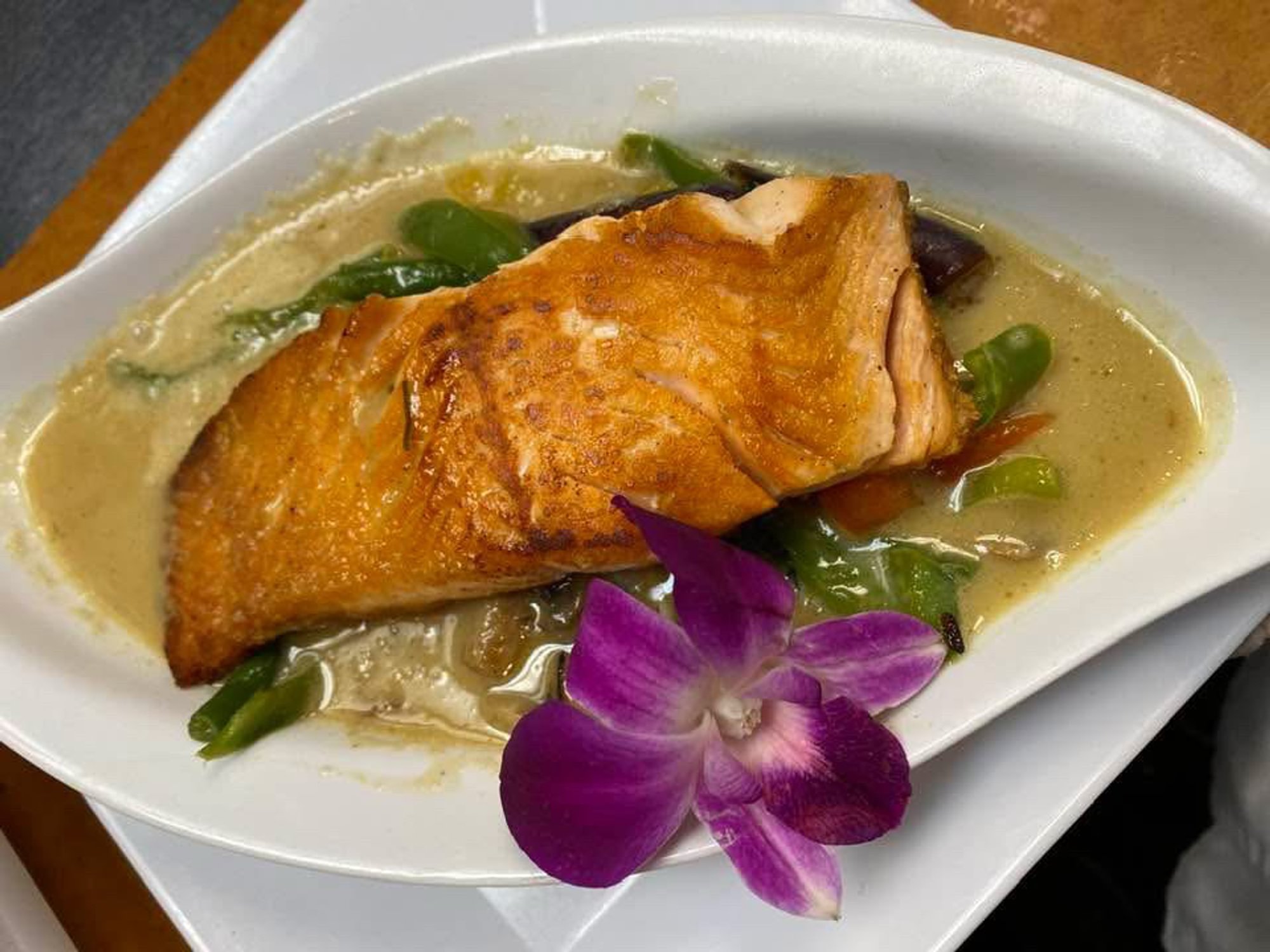 Salmon Green Curry