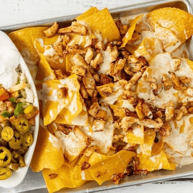 Shredded Chicken Nachos