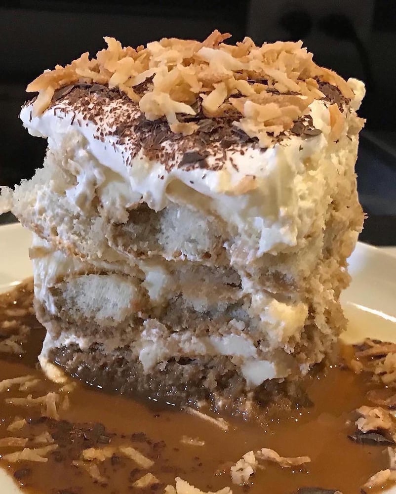 Coconut Tiramisu (veg)
