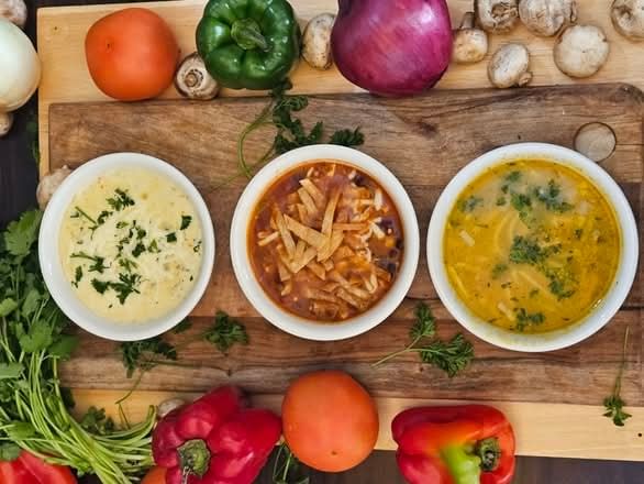 Lunch Soup and Salad