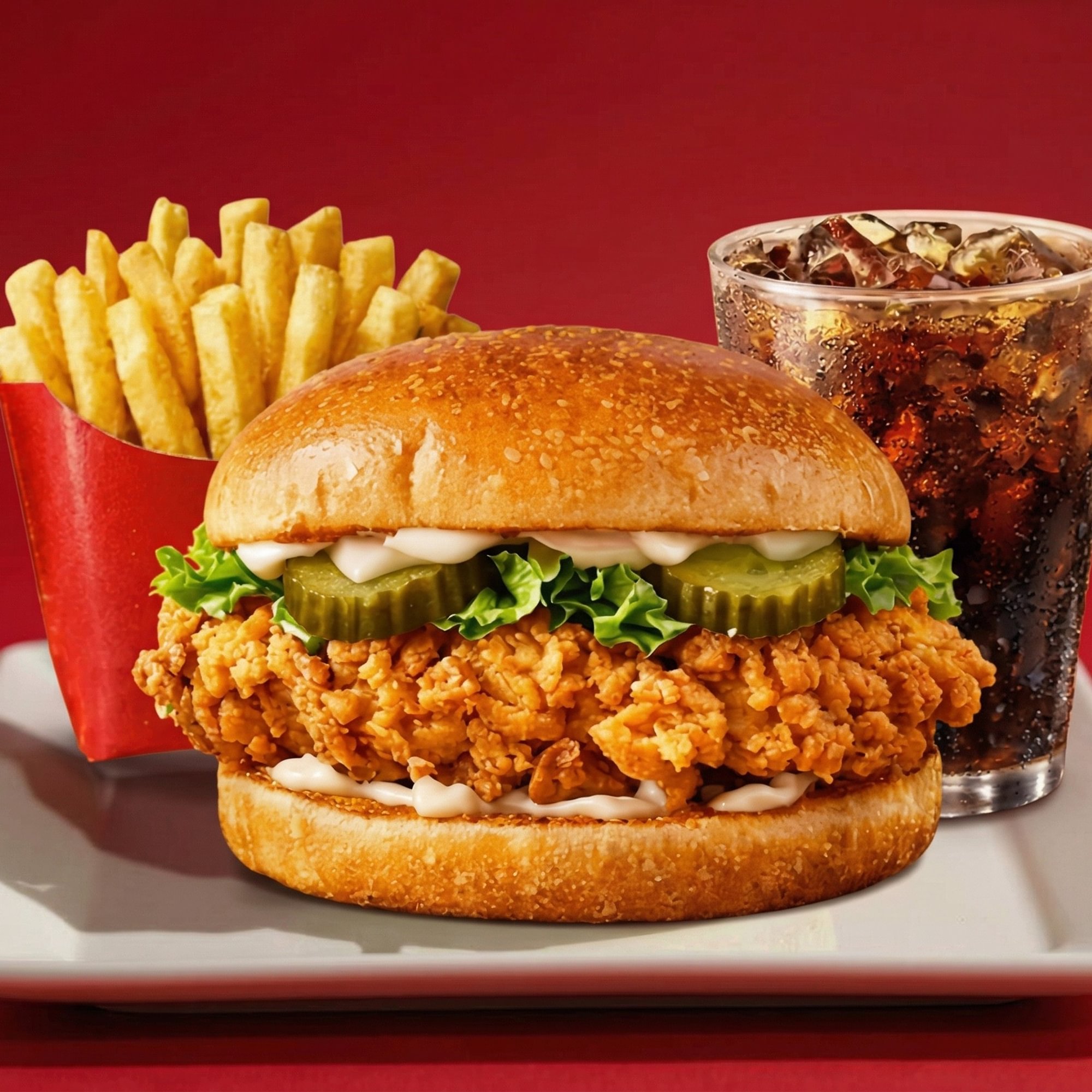 Go Hot Chicken Sandwich Combo (1 Sandwich)