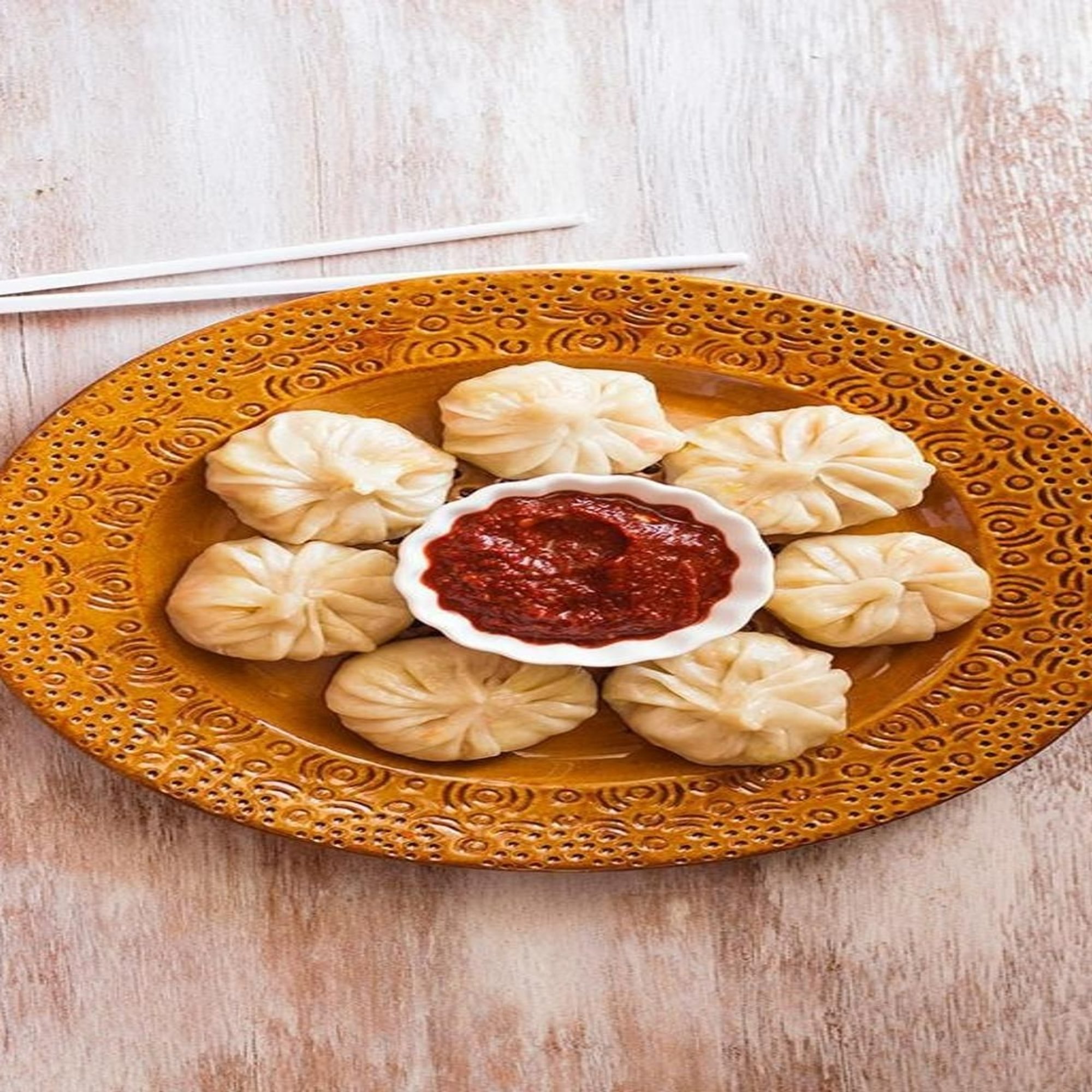 Steamed Chicken Momo (DF, NF)
