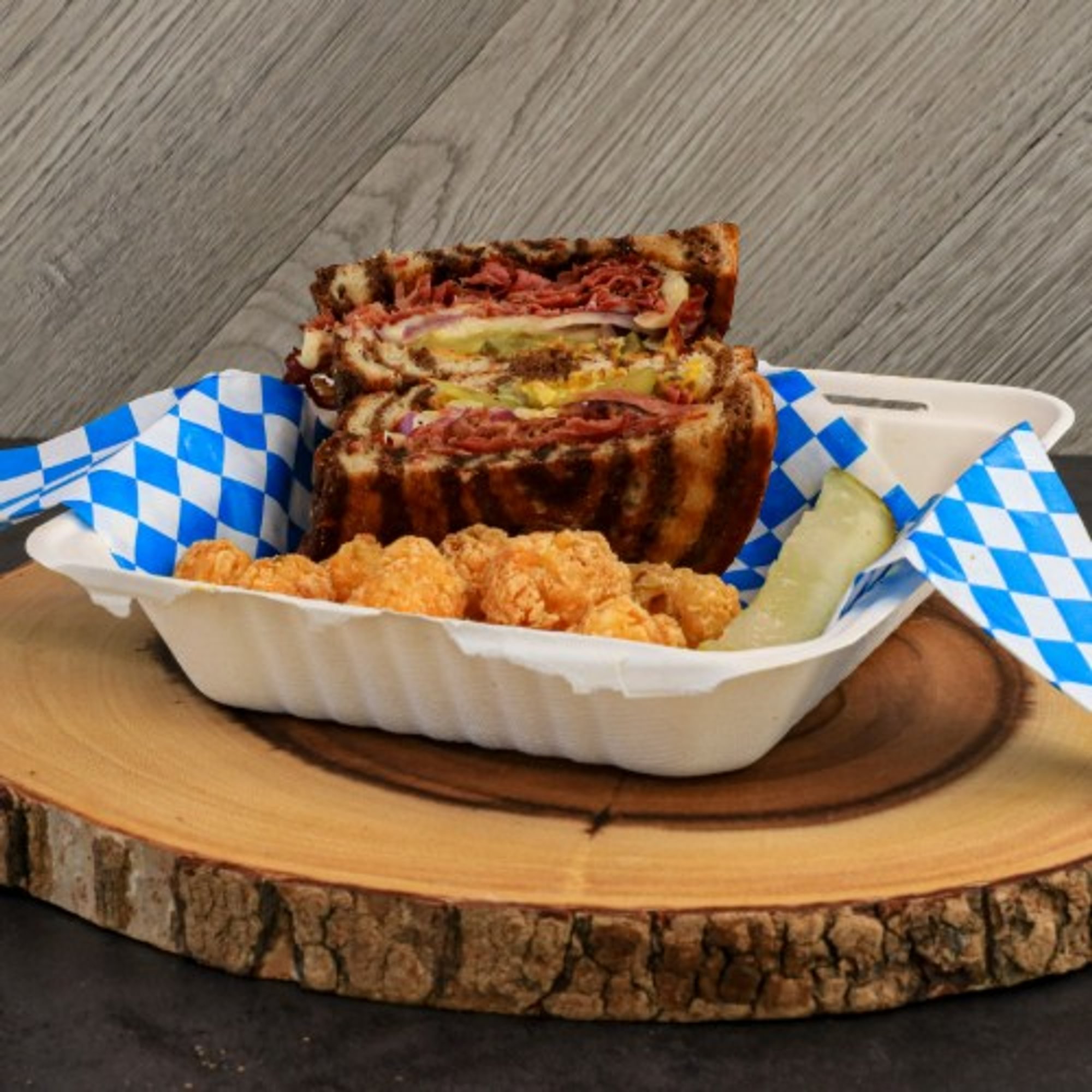 Spicy Hot Pastrami Reuben Sandwich