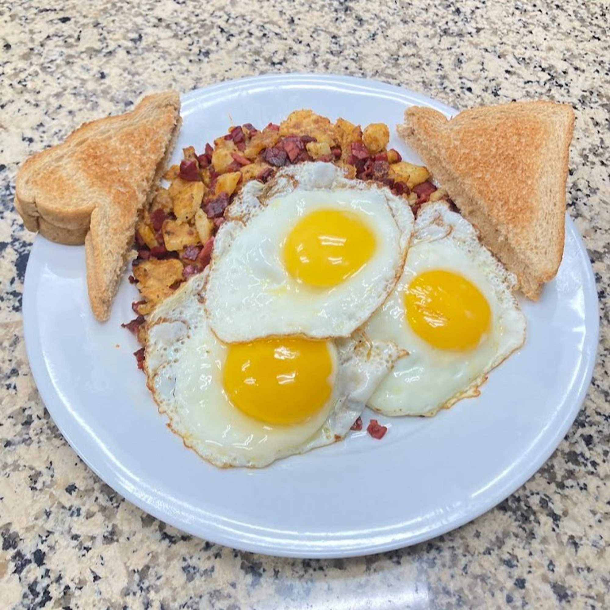 Corned Beef Hash Breakfast Platter
