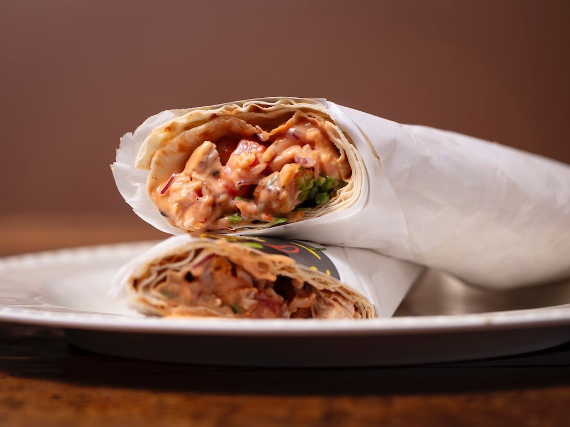 #1) Chicken Shawarma Wrap