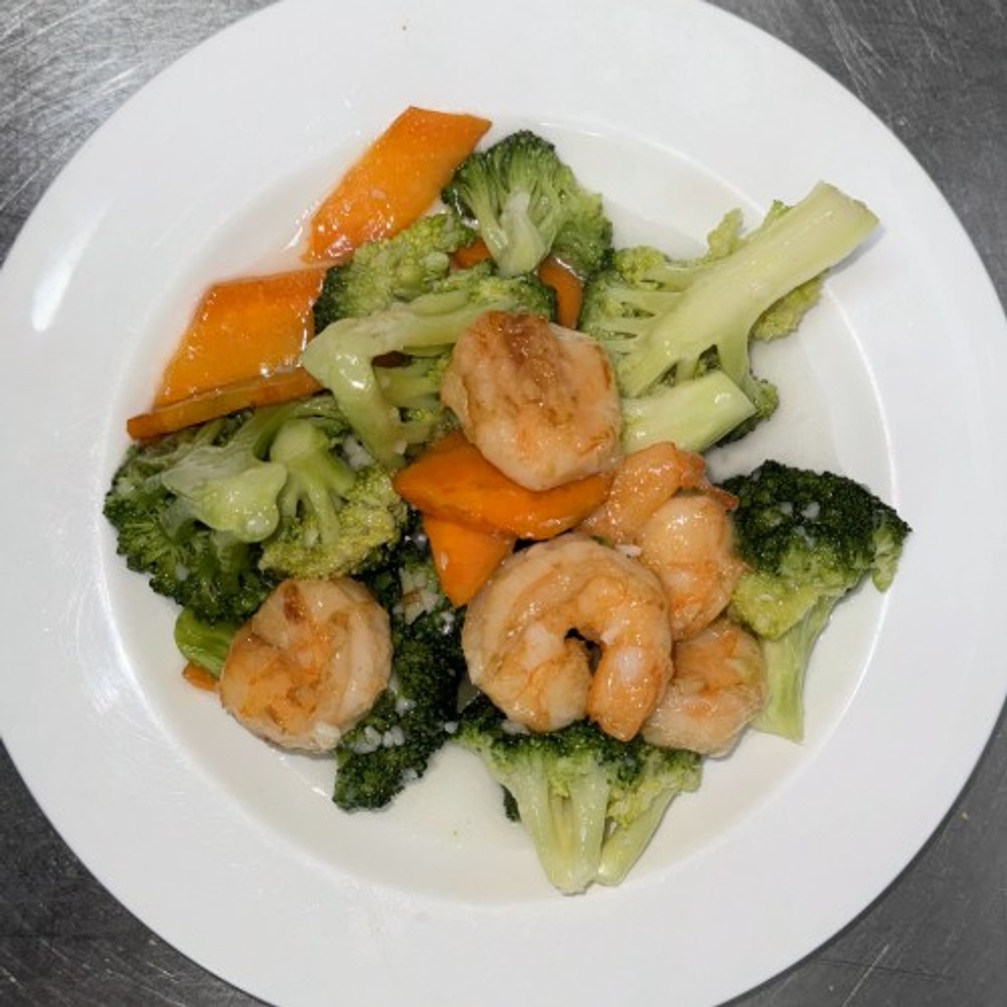 Jumbo Shrimp With Broccoli
