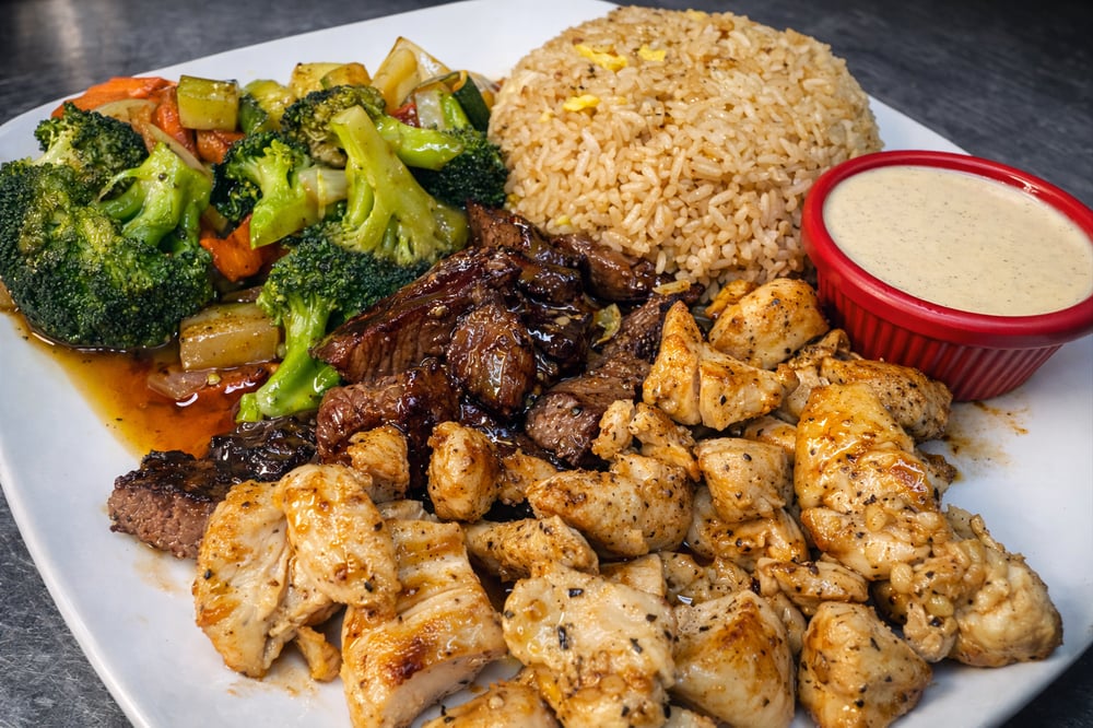Hibachi NY Strip & Chicken
