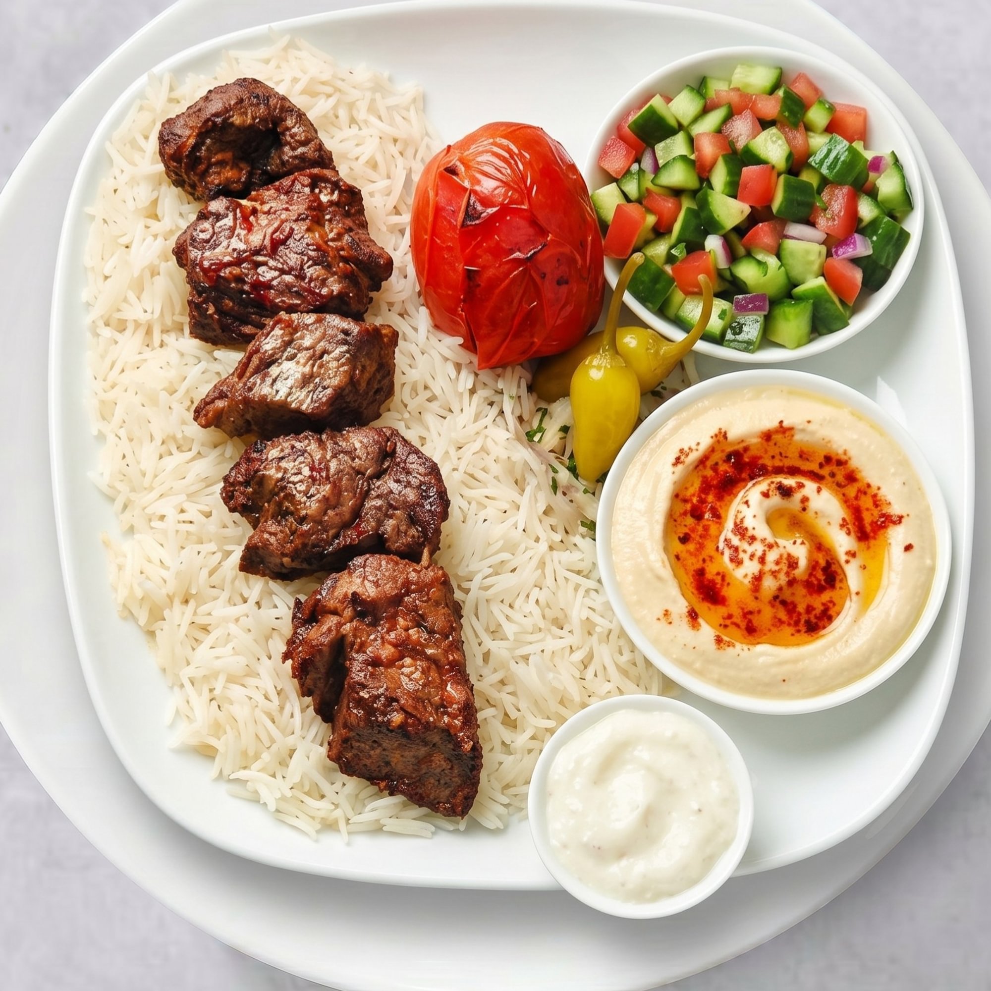Beef Shish Kabob Plate