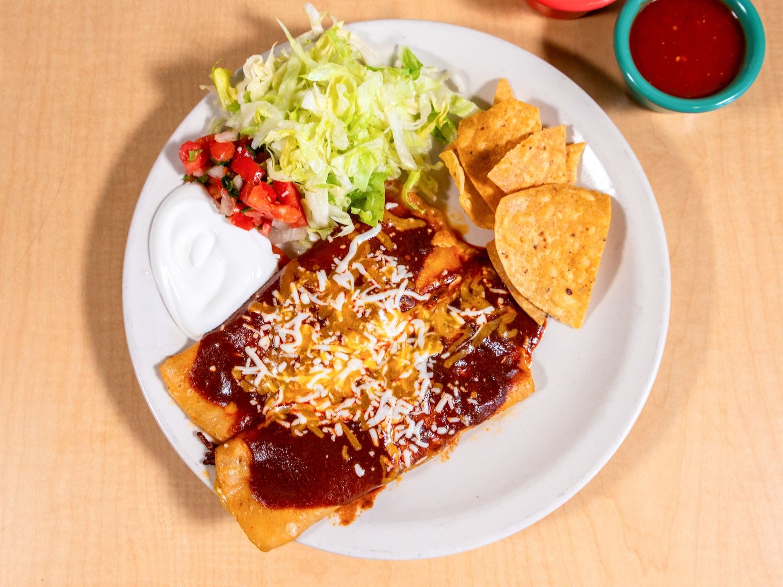 2 Cheese Enchiladas