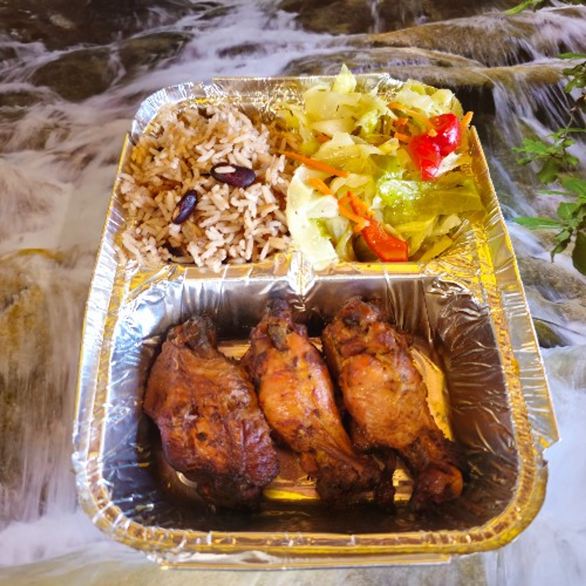 Jumbo Jerk BBQ Wings Bowl