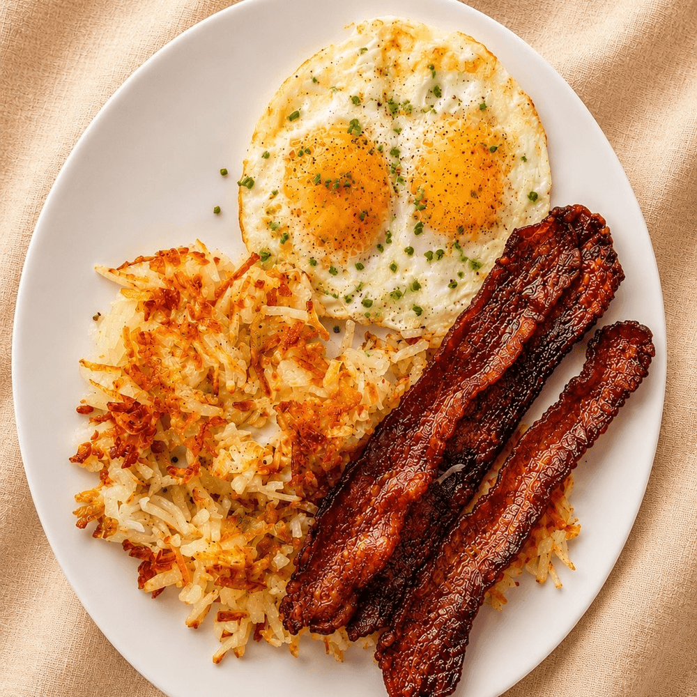 Extra Thick-Cut Bacon and Eggs