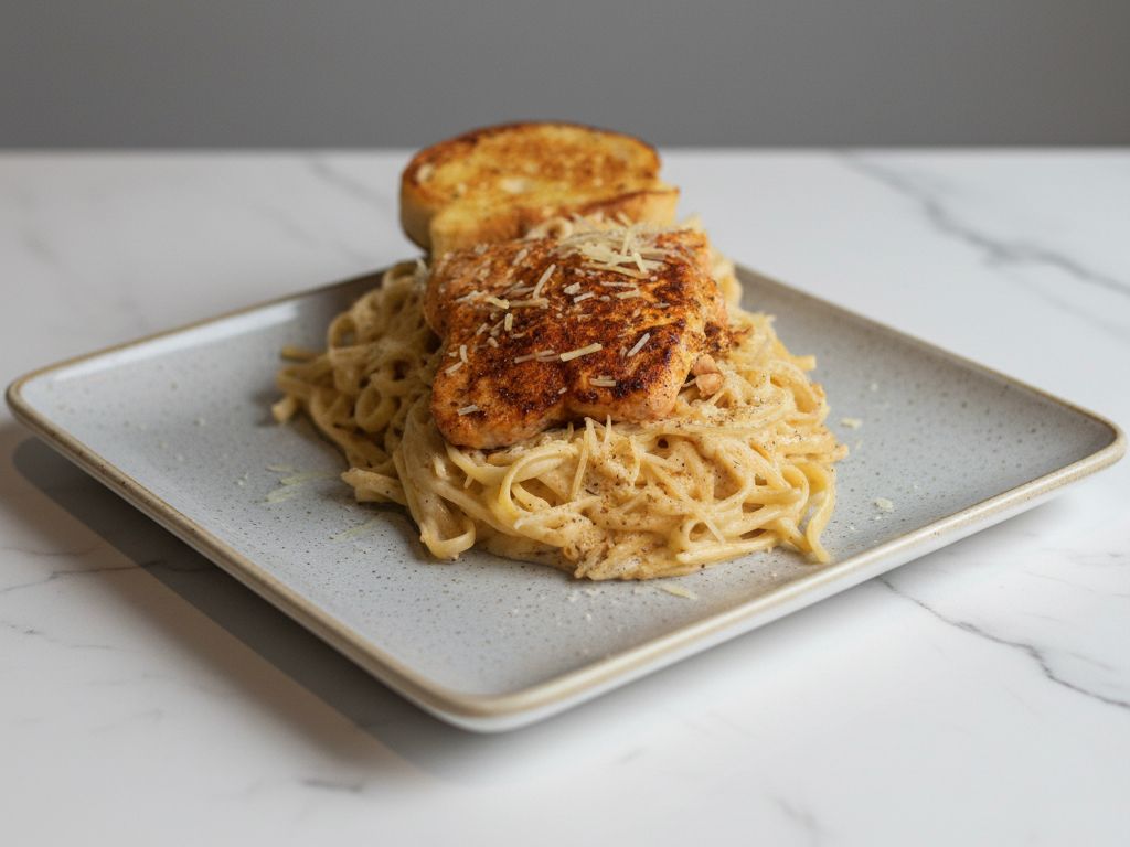 Salmon Alfredo