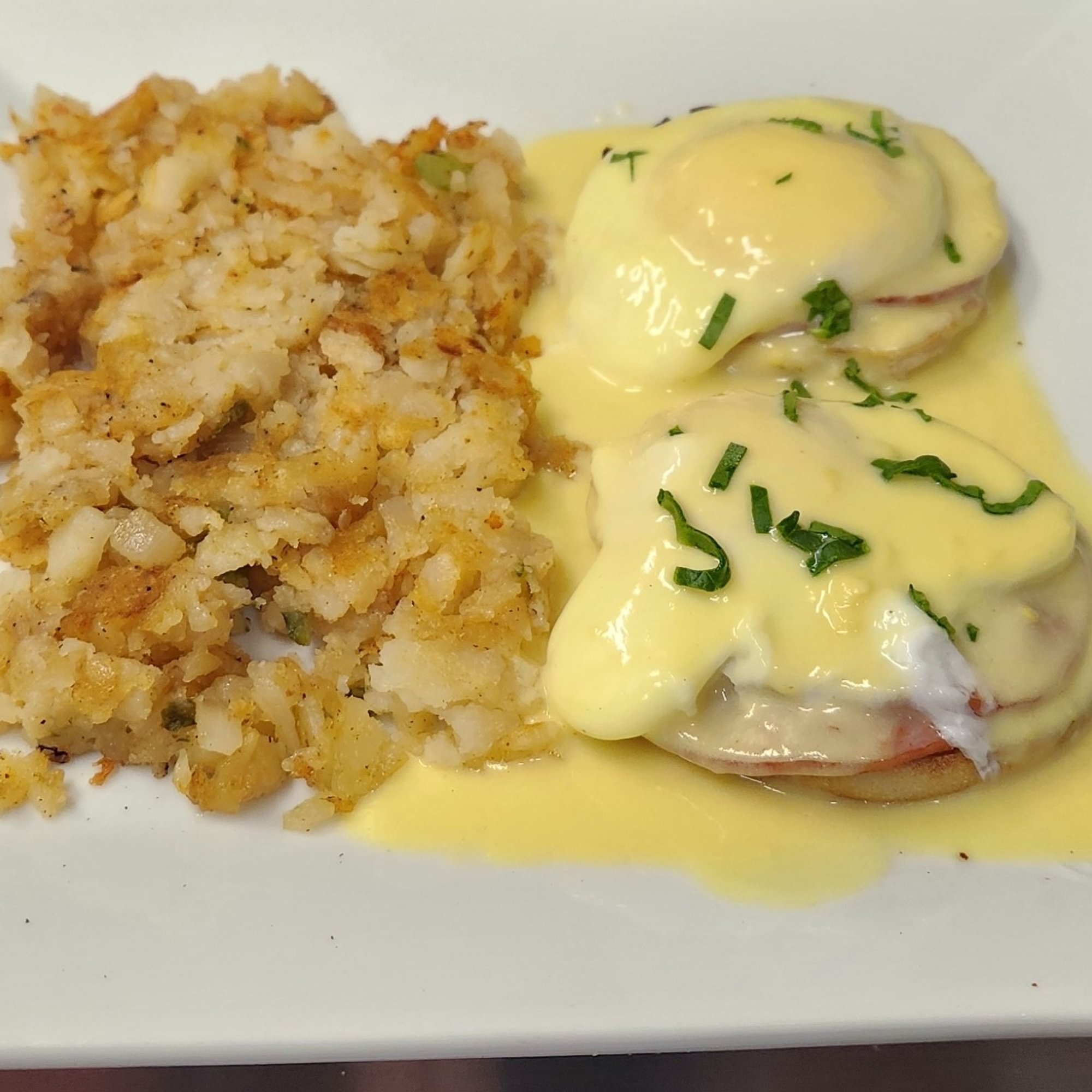 Philly Steak Eggs Benedict