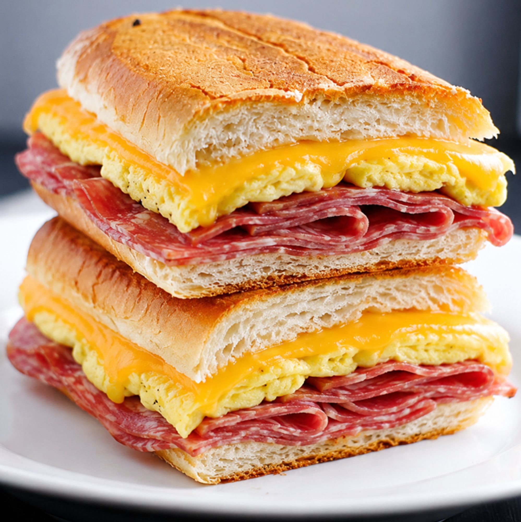 Salami Egg & Cheese