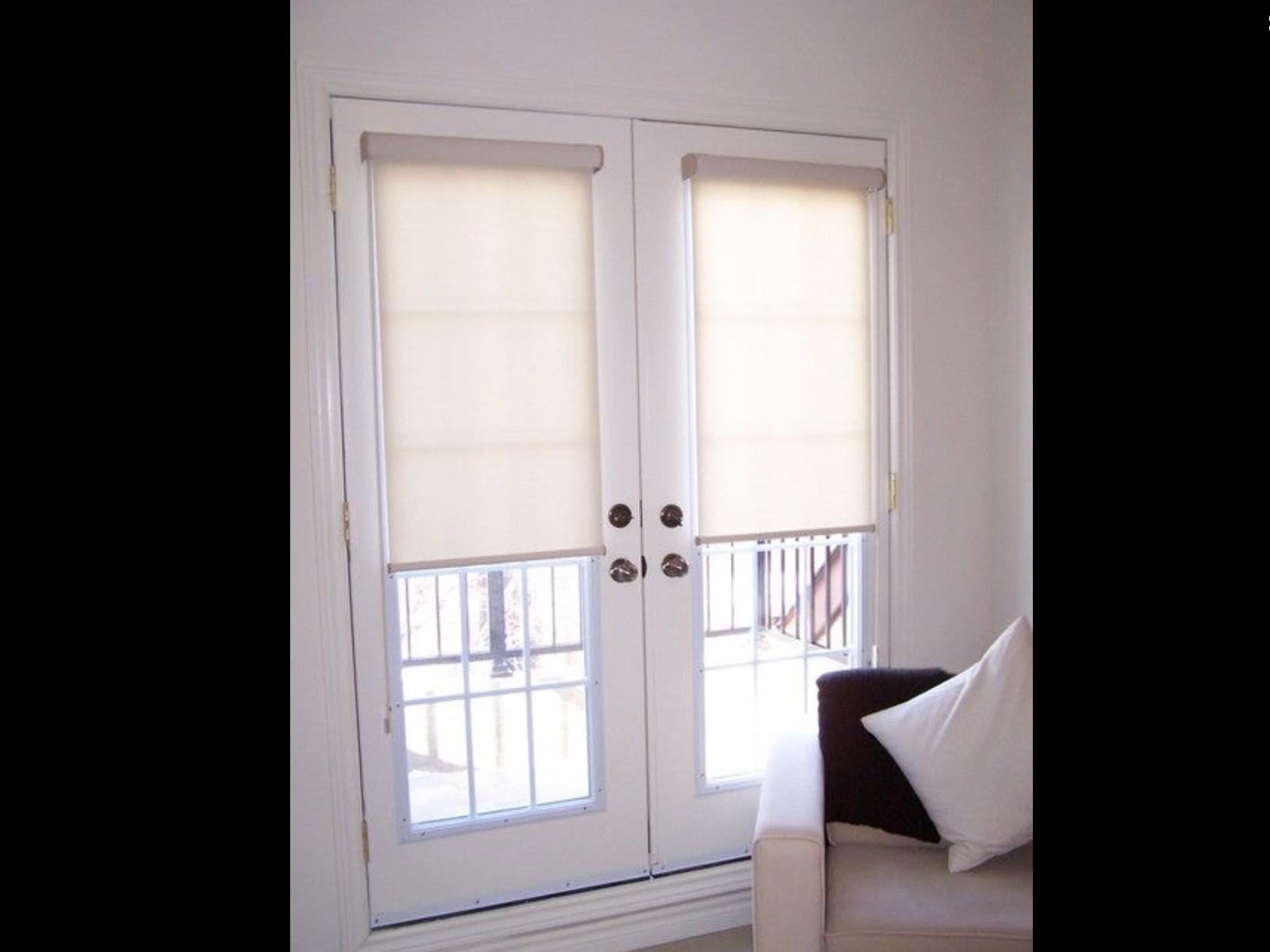 Roller Shades for French doors