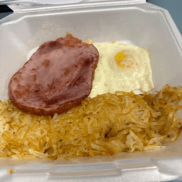 2 Egg Breakfast with Ham