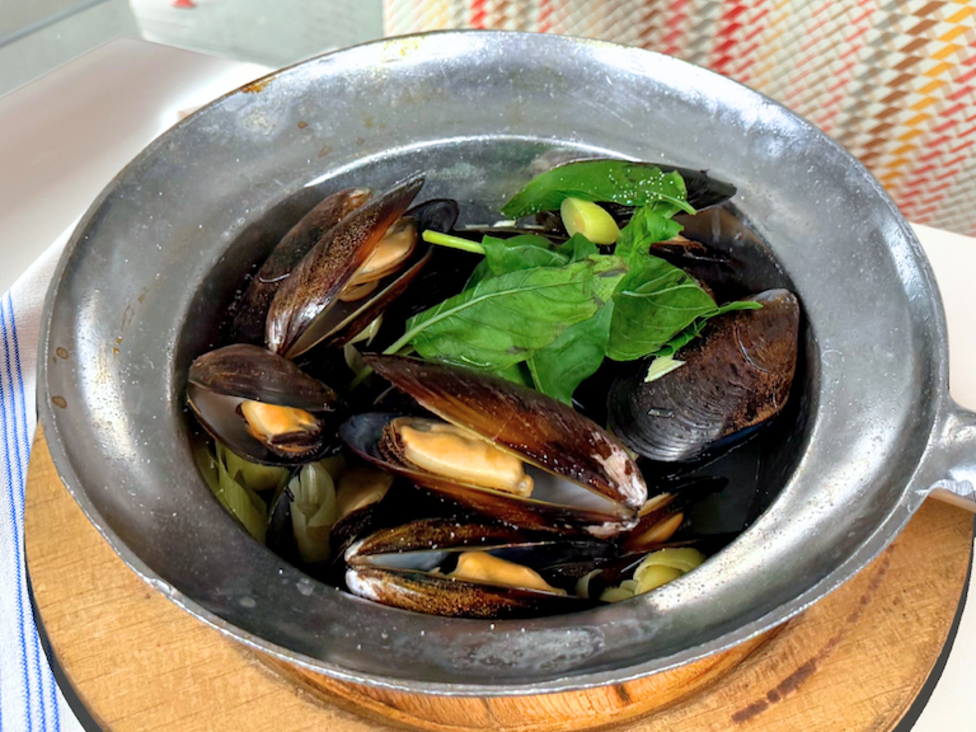 Steamed Mussels