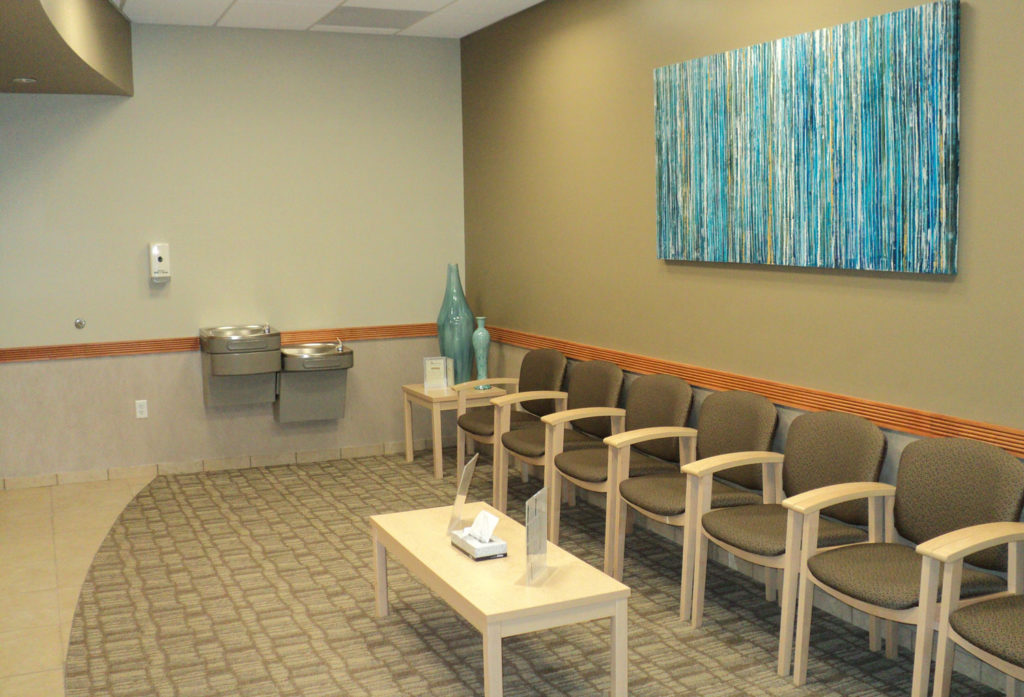 The lobby of Azura Vascular Care Miami