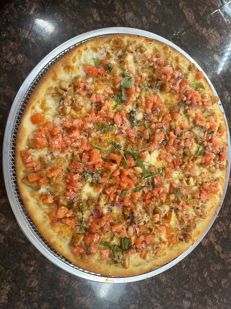 Chicken Bruschetta Pizza