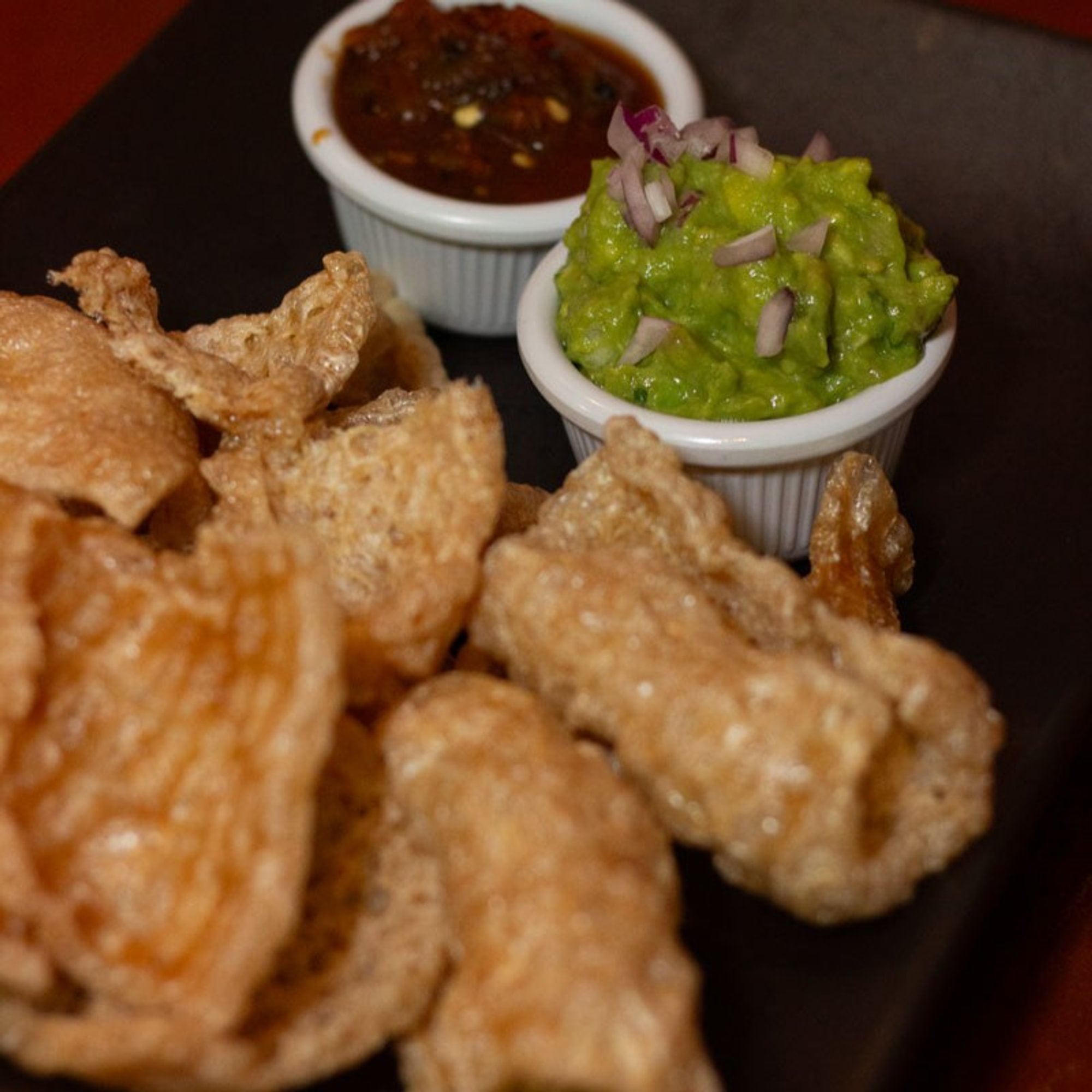 Pork Chicharron W/Guacamole