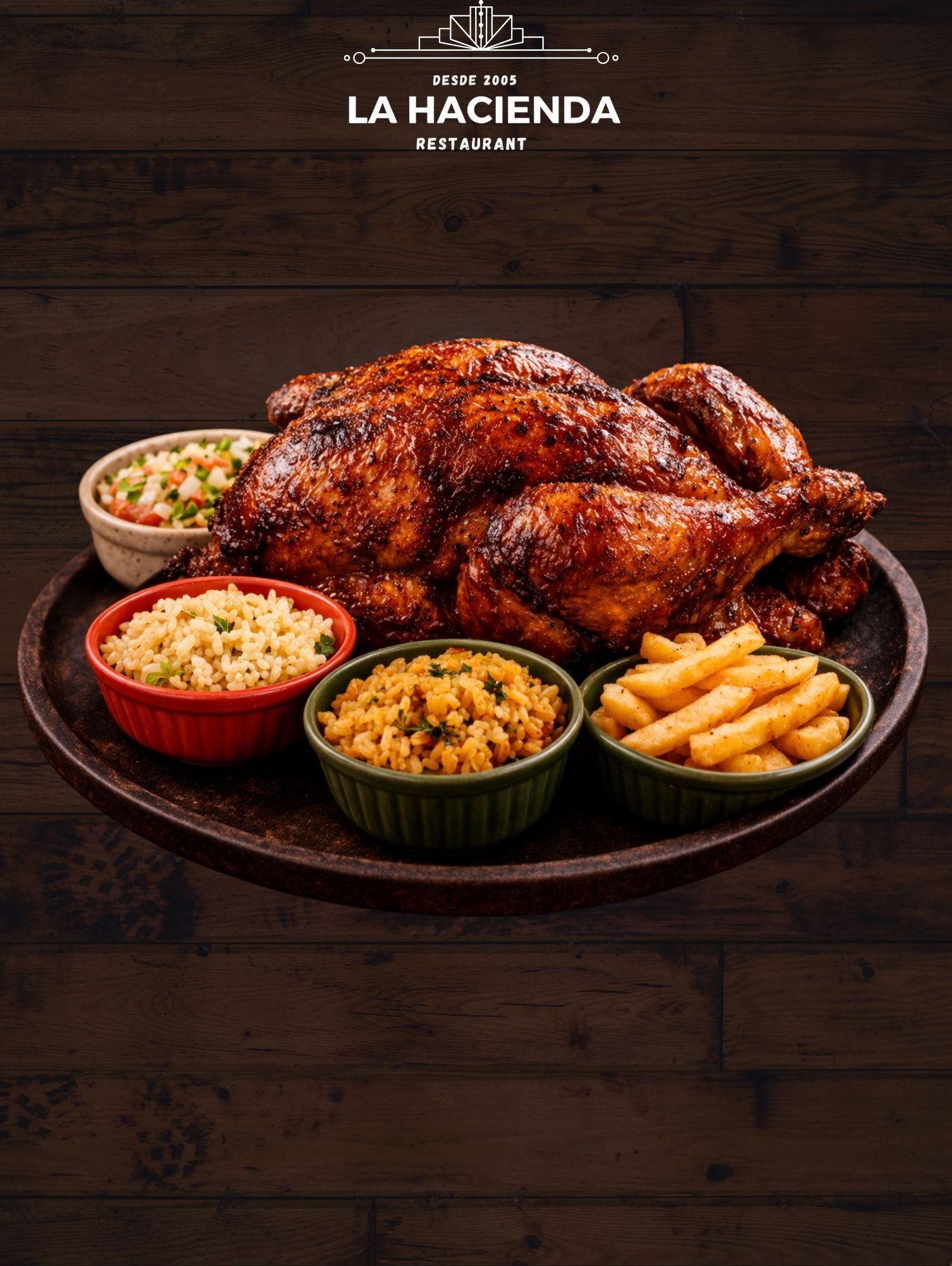 Whole Roasted Chicken Combo