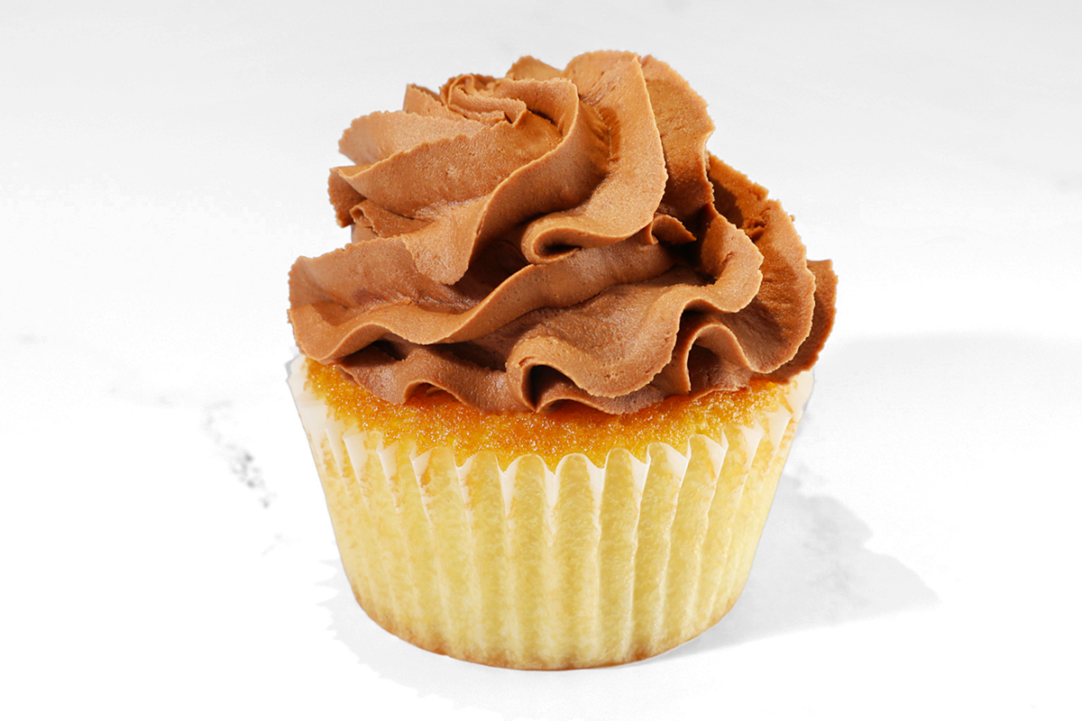 Vanilla With Chocolate Frosting