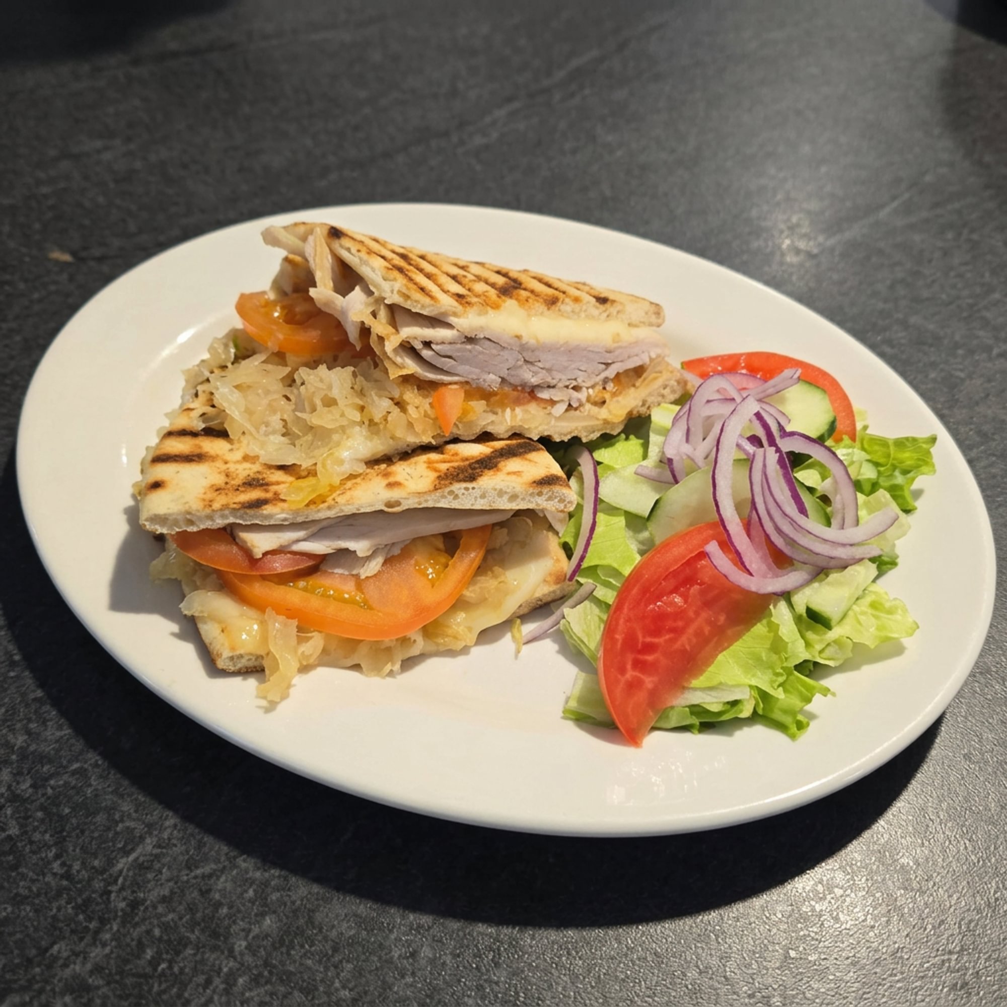 Alexe's Reuben Panini