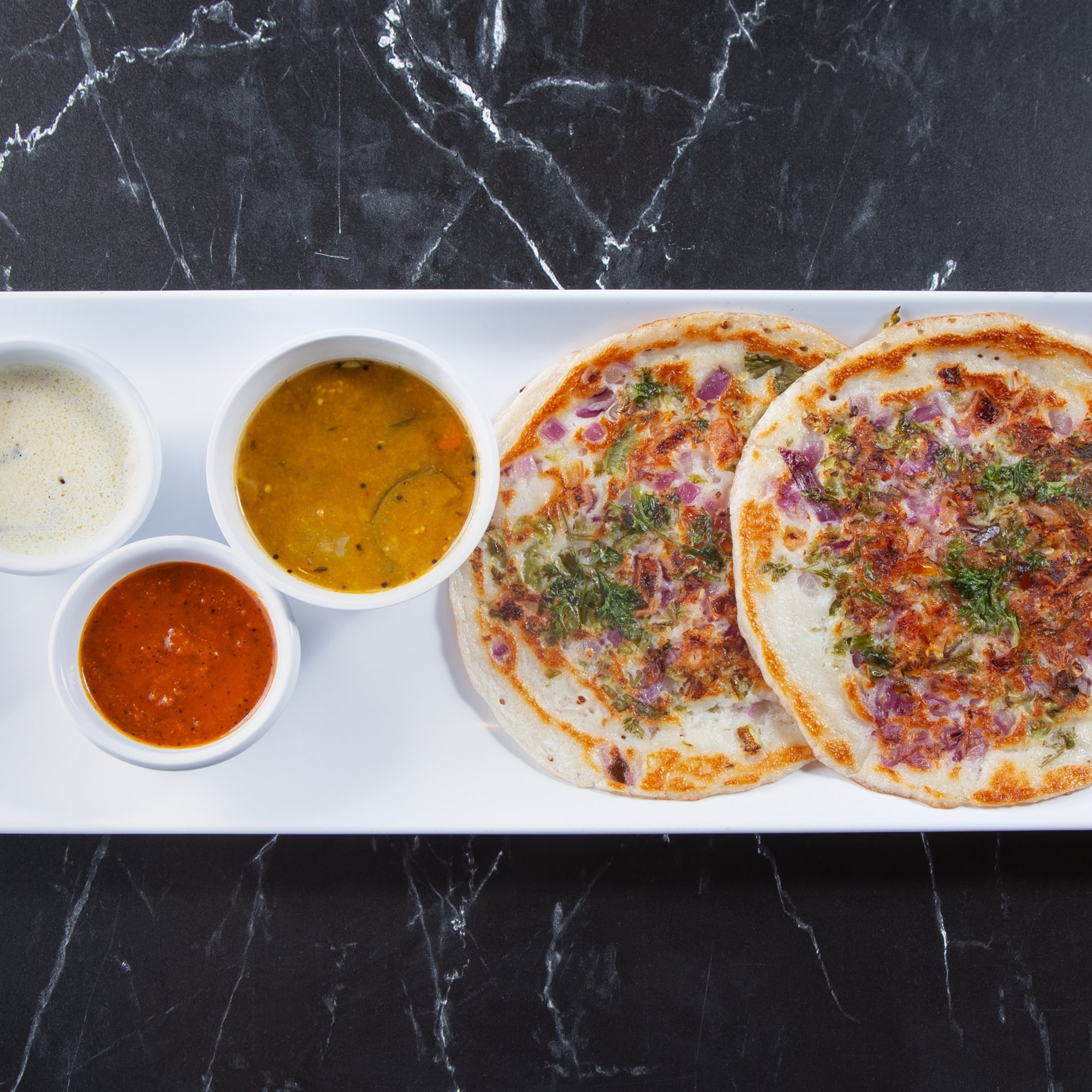 Onion Chilli Uttapam
