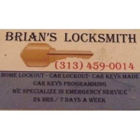 Brian's Locksmith Logo