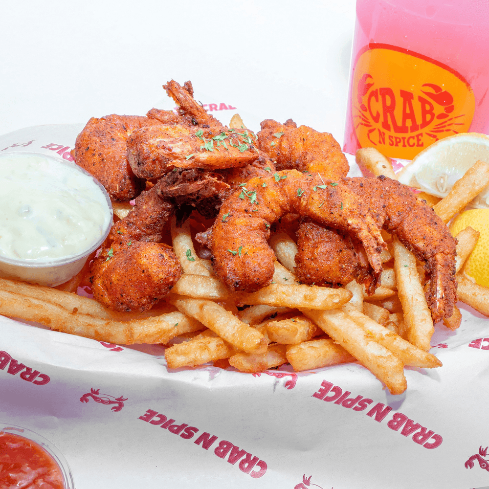 6 Fried Shrimp W/ Fries