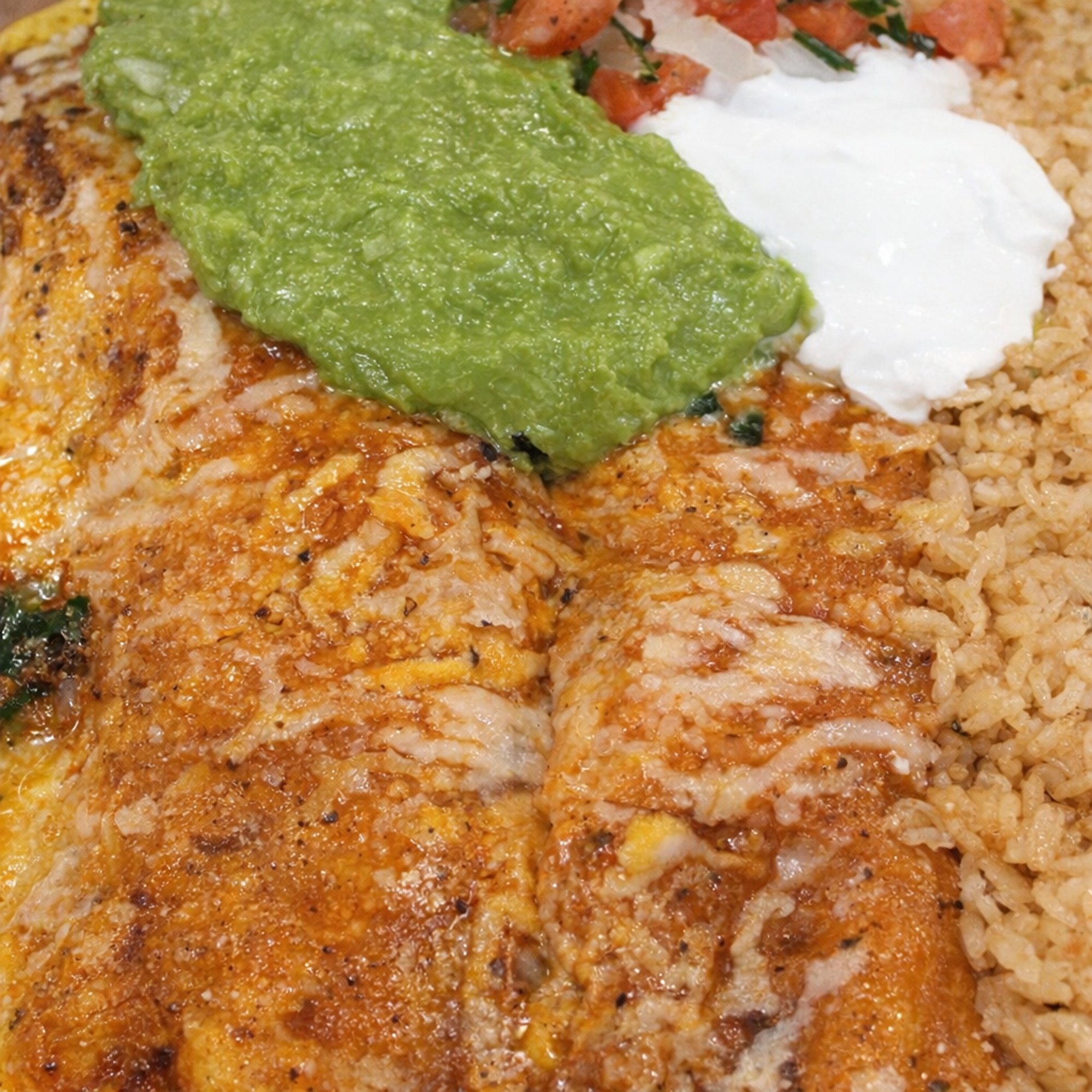 #13 Meat & Cheese Enchilada