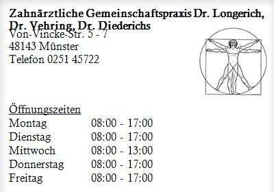 Bilder Zahnärztliche Gemeinschaftspraxis Dr. Longerich, Dr. Vehring, Dr. Diederichs
