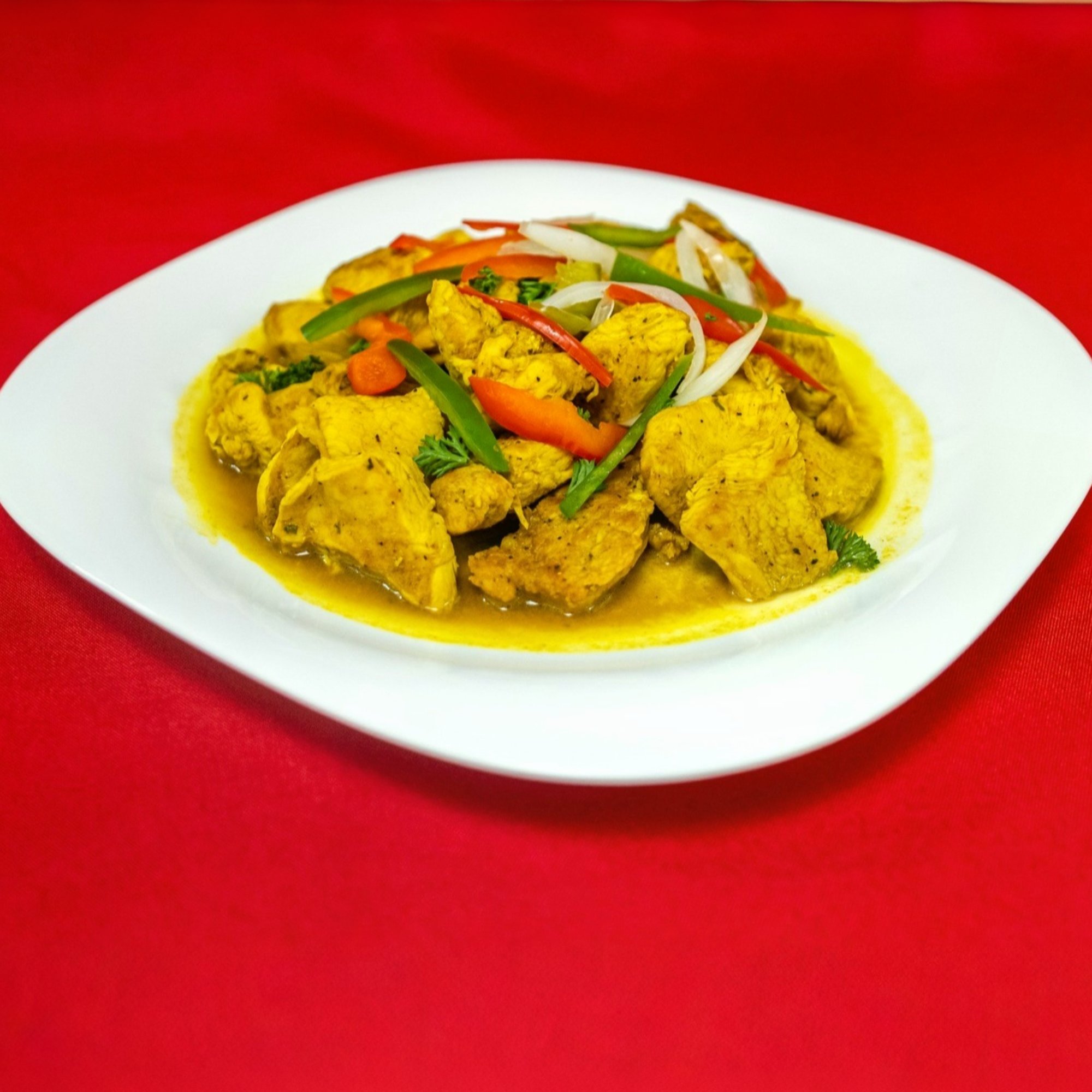 Curry chicken bowl