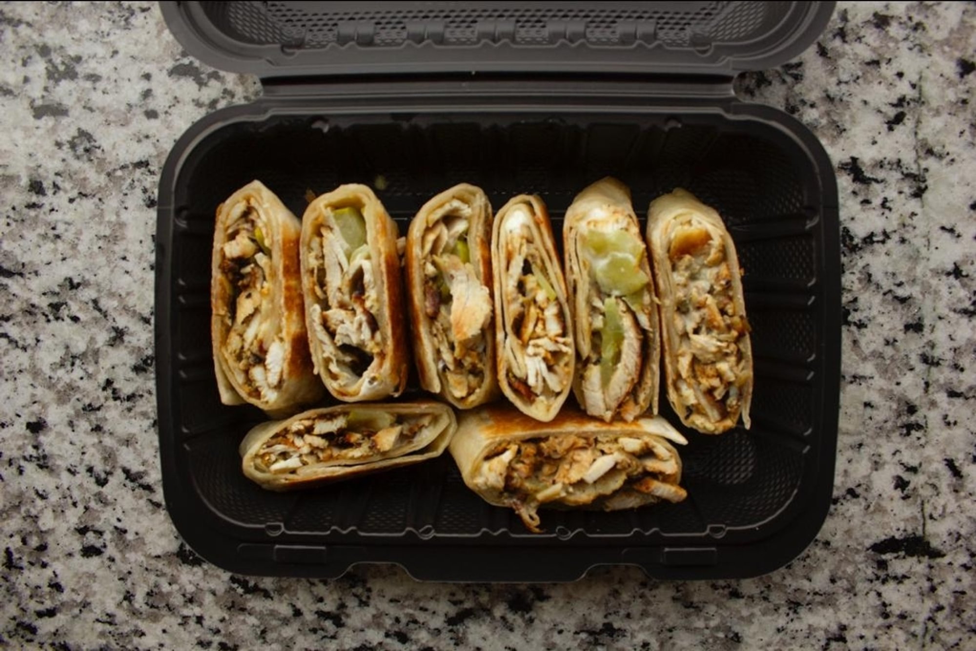 Traditional Chicken Shawarma Wrap