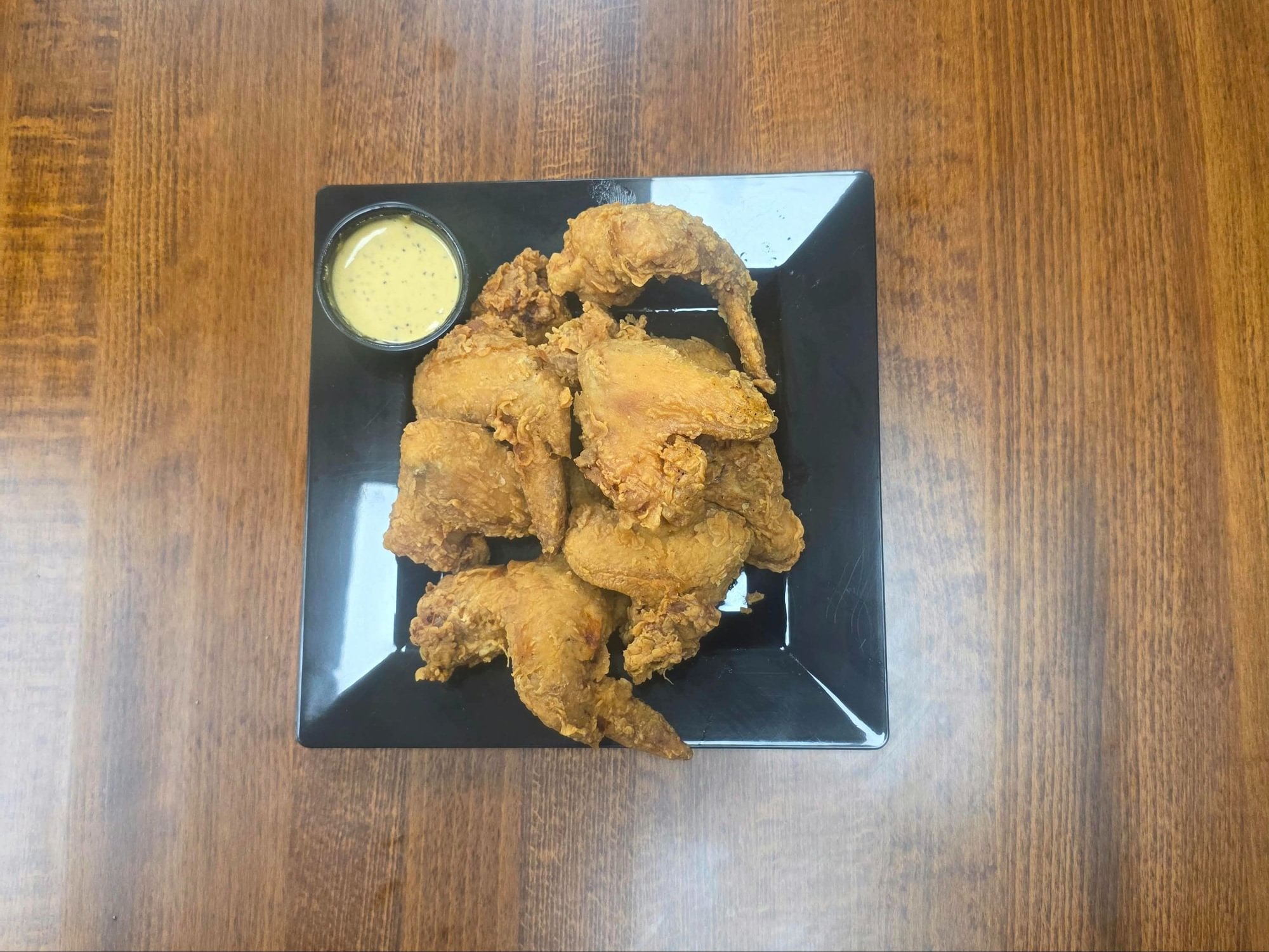 Lemon Pepper Crush Whole Wings (8pcs)