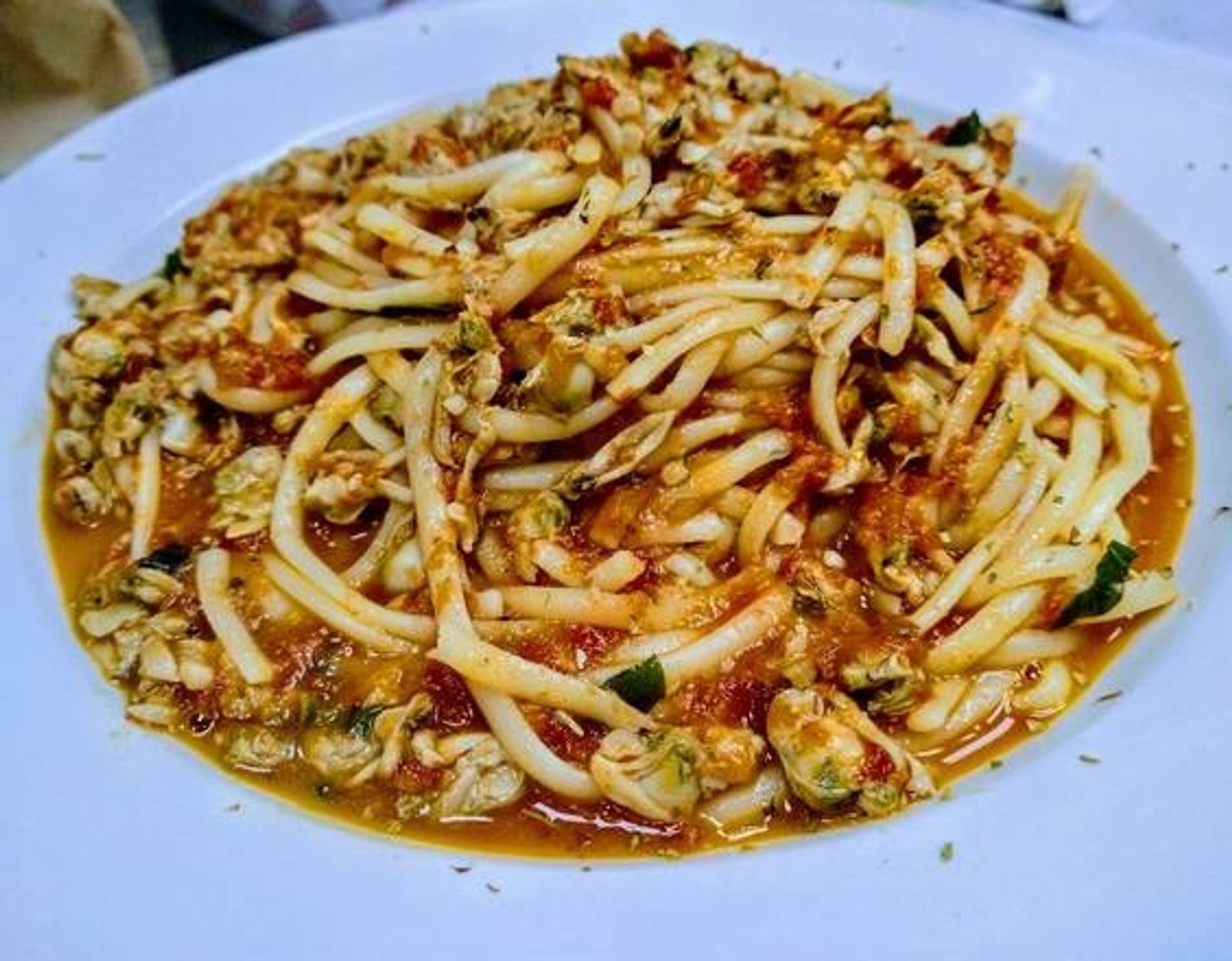 Linguine Clam Sauce Red (Lunch)