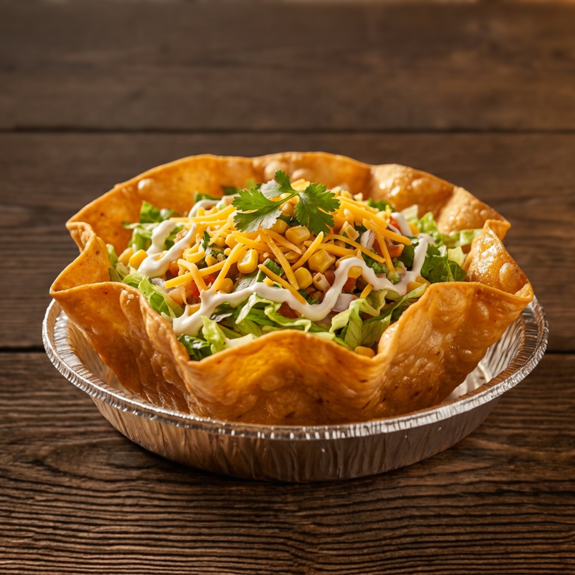 Steak Taco Shell Bowl