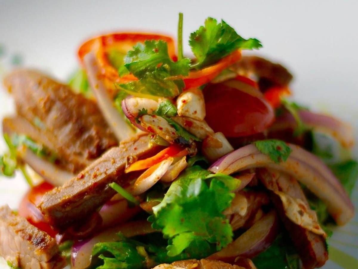 35 Spicy Beef Salad