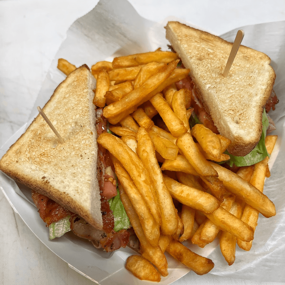 Cheeseburger Club Sandwich