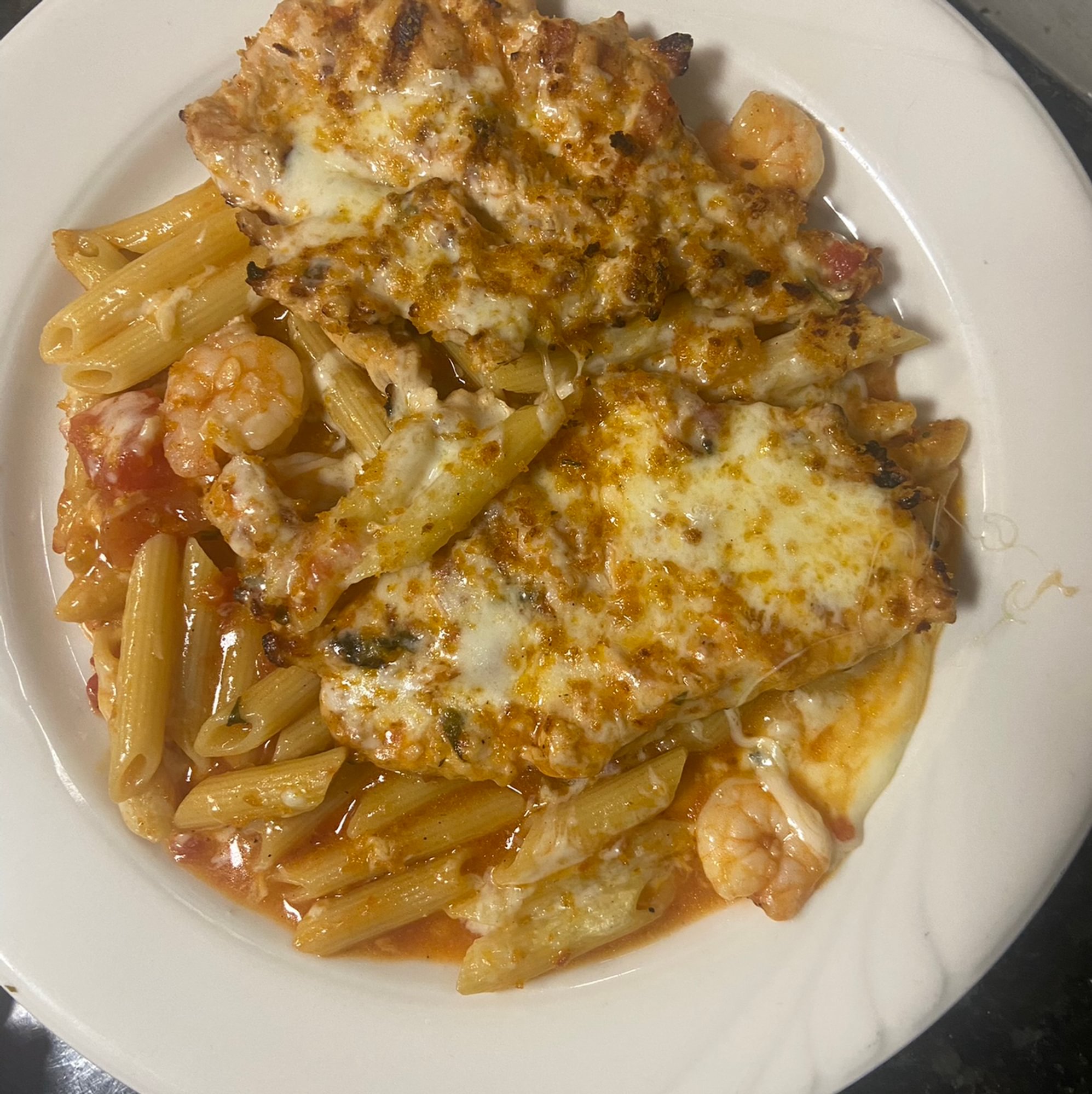 Chicken and Shrimp Granata - Dinner