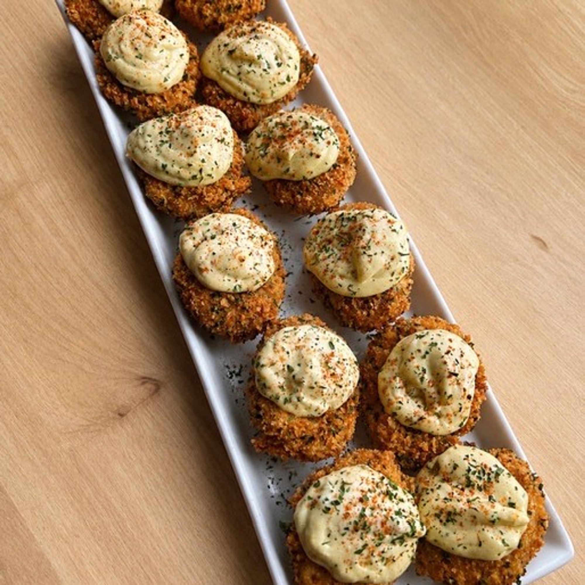 Deep-Fried Deviled Eggs