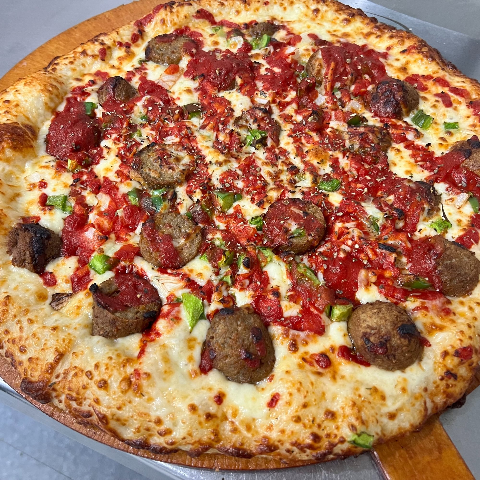 Papa's Meatball Pizza