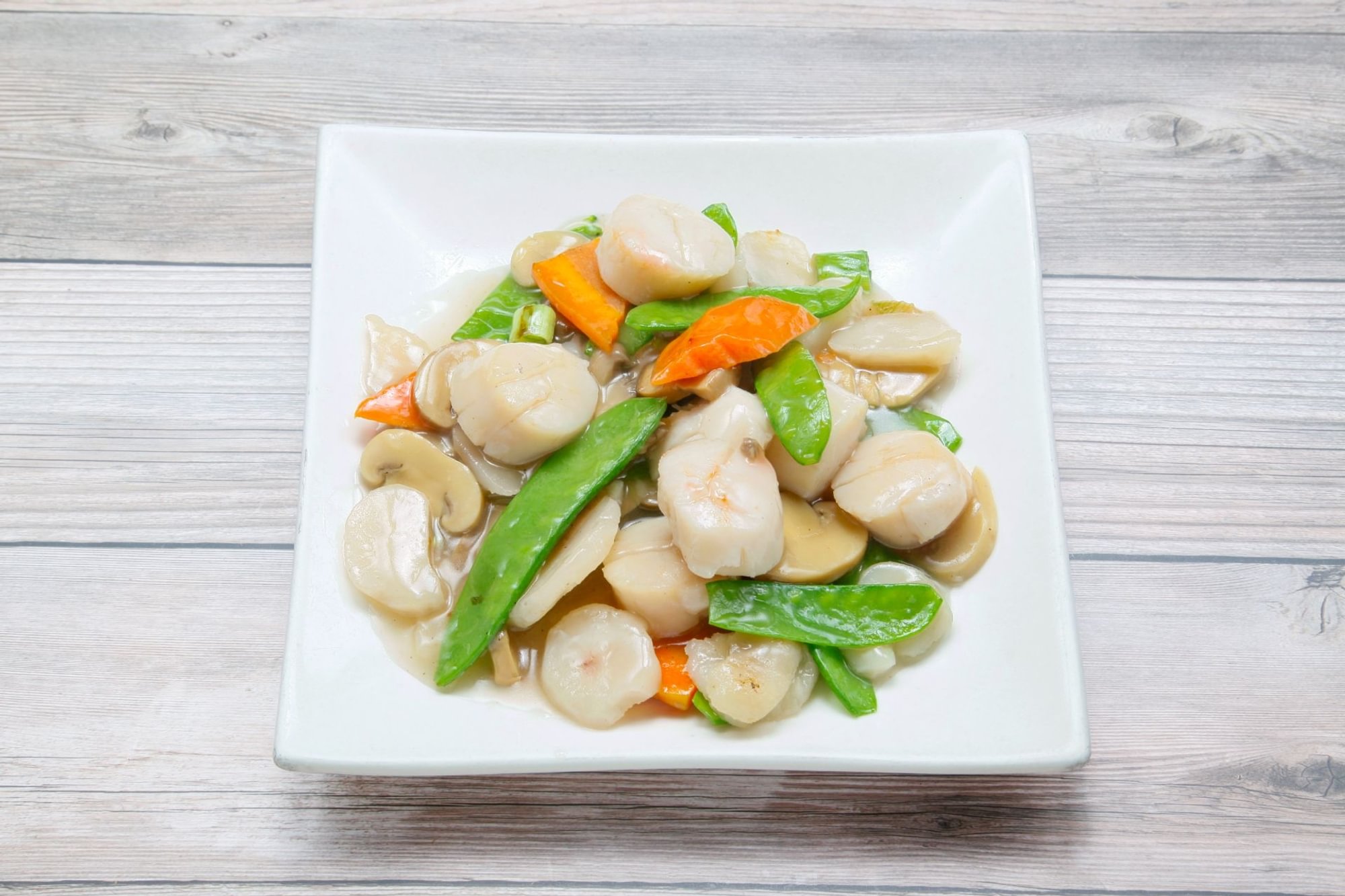 Scallops with garlic sauce / 鱼香干贝