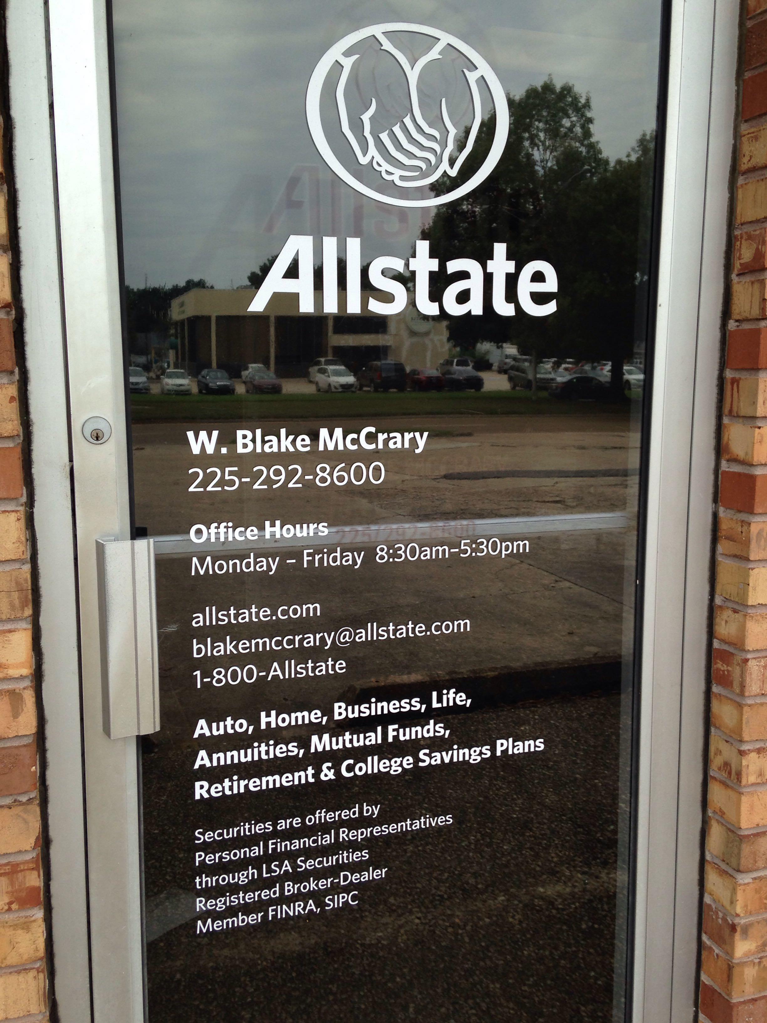 W. Blake McCrary: Allstate Insurance Photo