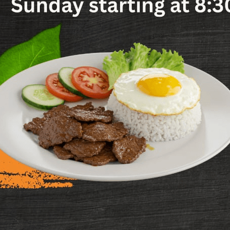 Tapa Soy Garlic Beef with Rice and Egg