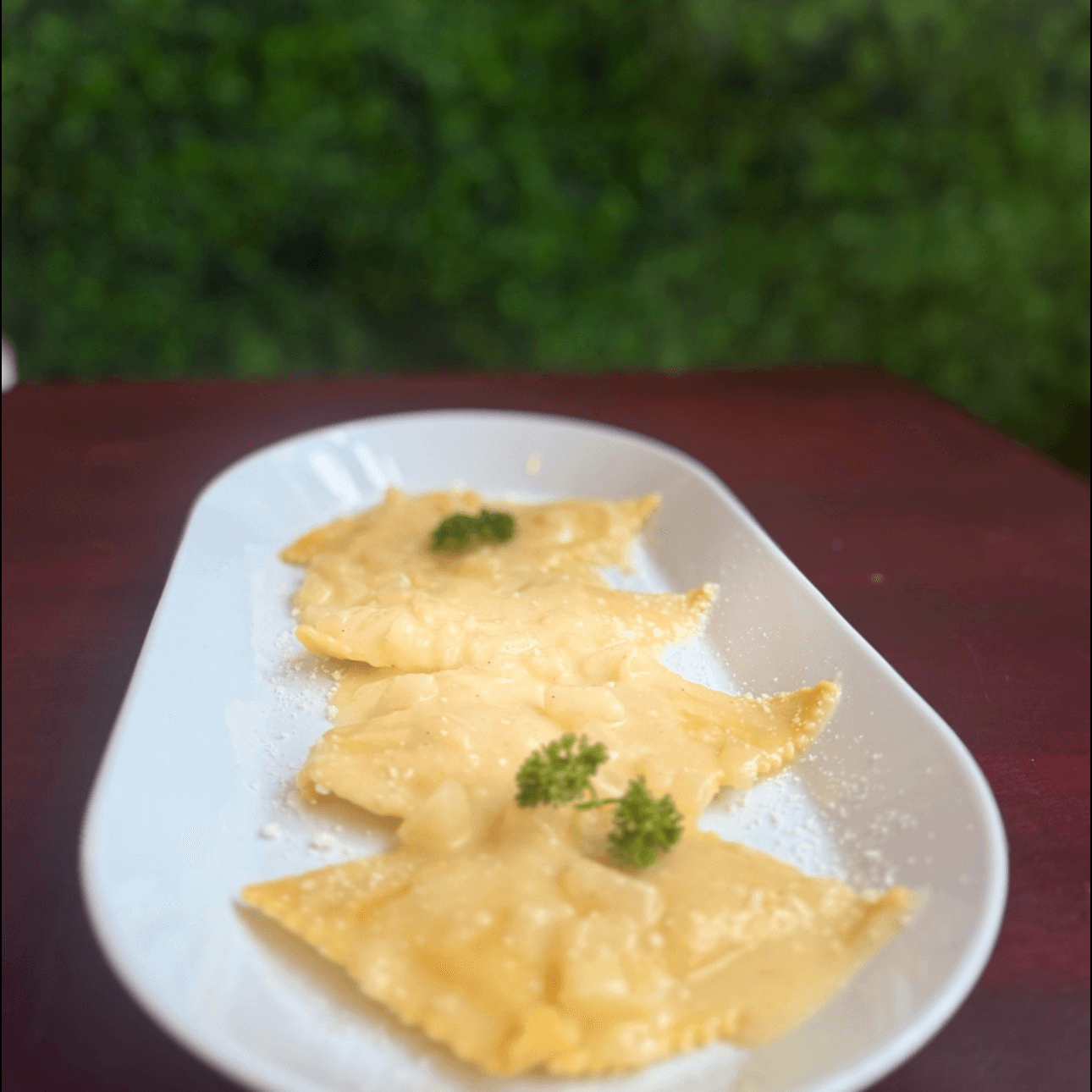Ravioli Pear and Cheese