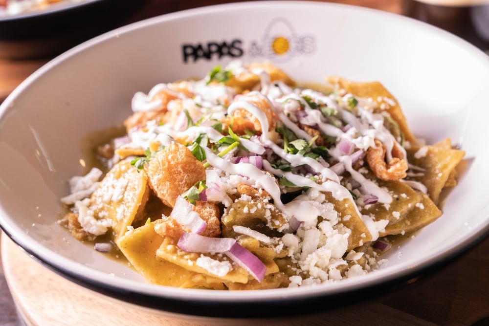 Green Salsa Chilaquiles