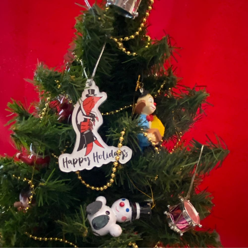 Shrimp in Shorts Christmas Ornament